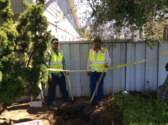 The crew from New Image Landscape came out to our property for a very rush landscape job! The sunnyvale landscape company thanks