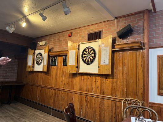 Darts league tonight.