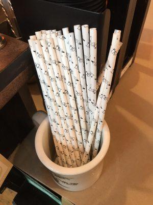 Cool paper straws