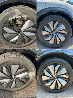 Before & After Wheel repair!