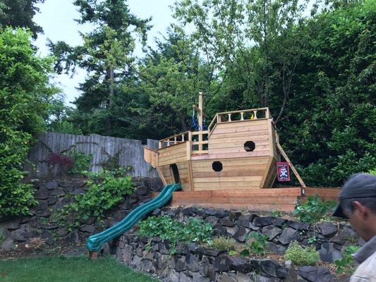 You can have your own pirate ship!