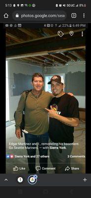 Edgar Martinez, Seattle Mariners amd Gregory