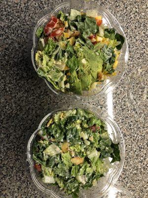 Southwest and falafel salads!