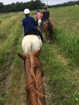 Wonderful summer trail ride at Breakaway!