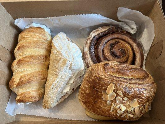 A selection of pastries.