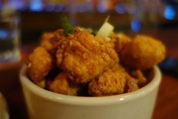 Popcorn chicken @ happy hour