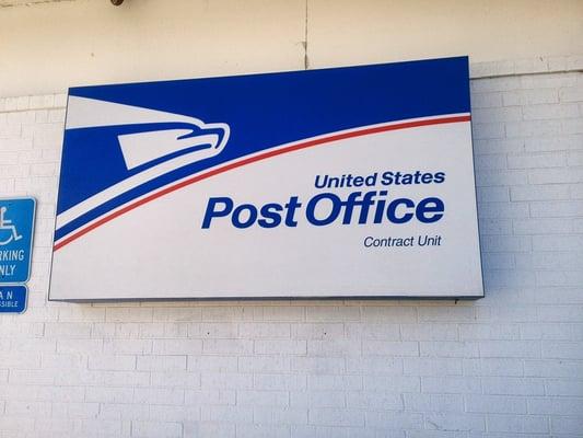 USPS in the gas station.