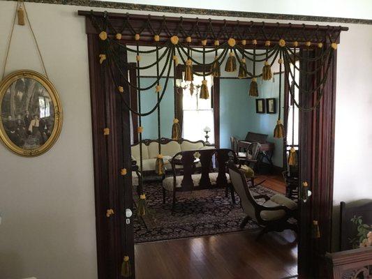 A view of the ladies parlor.