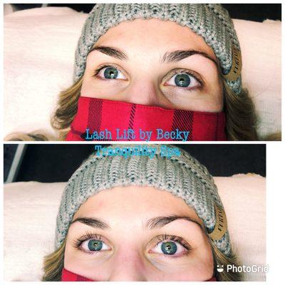 Lash lift by Becky