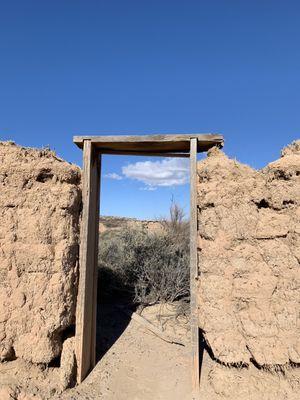 Ruins on the game reserve side of Sevilleta