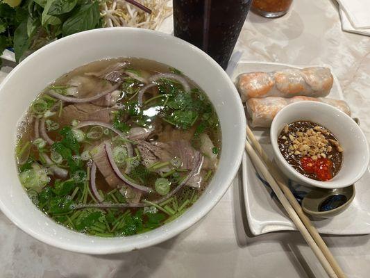 Fatty beef brisket pho