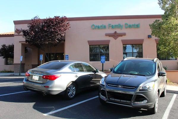 Our Oro Valley Dental Office from parking lot.