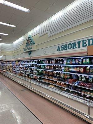 Clean aisles but still feels old