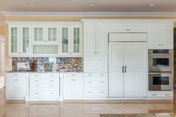 Kitchen after cabinet painting