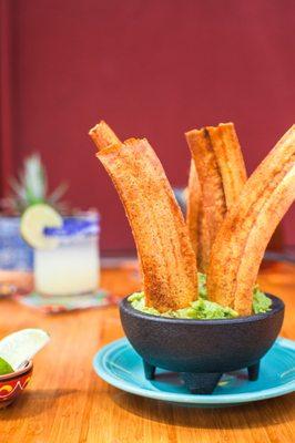 PLANTAINS AND GUAC.