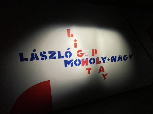 Wall painting for Fotografiska Museum in New York. Exhibit: Hungarian photographer László Moholy-Nagy.