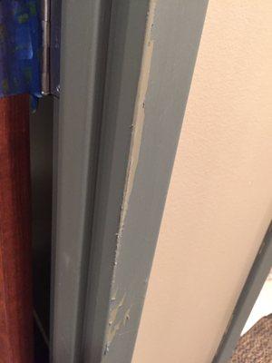 More door frame damage