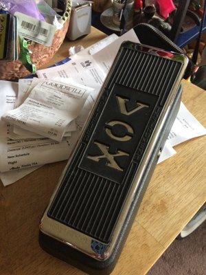 New Vox wah pedal