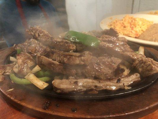 Beef fajitas