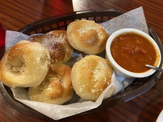 Garlic knots , warm and delicious