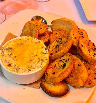 Baked Spinach and Portobello Mushroom Dip