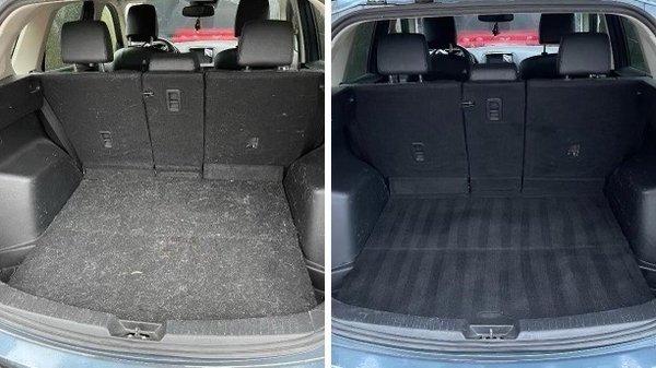 Before and after of my trunk!