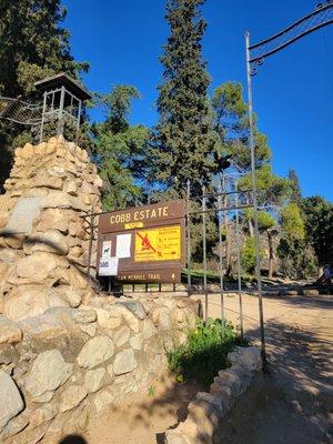 Entrance to Cobb Estate