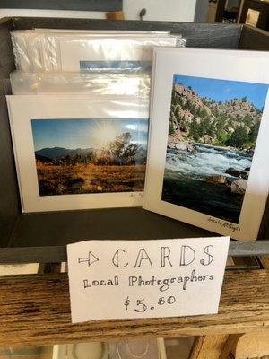 Need a greeting card? We can help! Most of our photographers help fill this bin with lots of great local shoots.