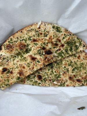 Garlic chili naan