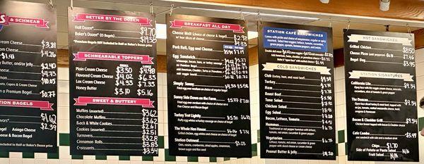 Menu Board