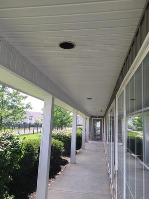 New vinyl soffit