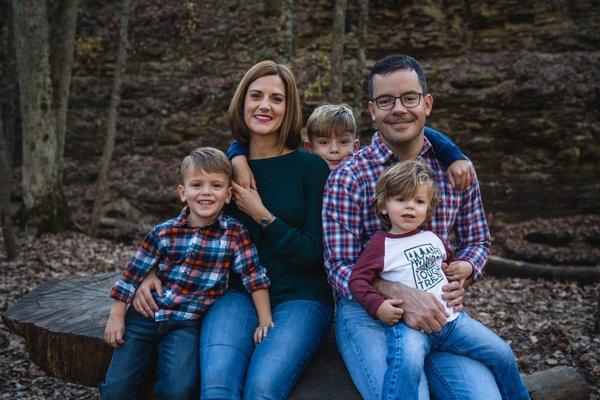 Dr. Fisher and her family.