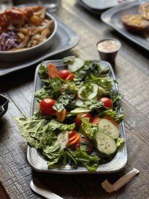 hearty portion for a house salad