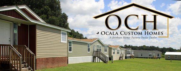 Mobile or modular homes all sizes.Come see this home 7 days a week@ 6095  S. Pine Ave Ocala Fl 352-629-3001 http://ocalacusto...