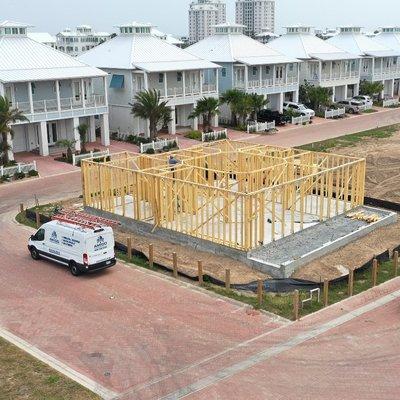 ‍Work in Progress. #amigoconstruction #framing #customhomes