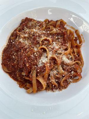 Fettuccine bolognese