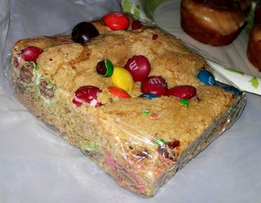 M&M Cookie Bar