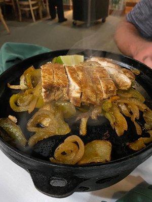 Chicken fajitas at Polo Mexican Restaurant