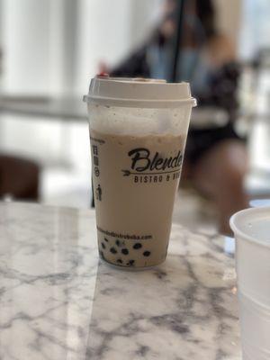 Milk tea with boba