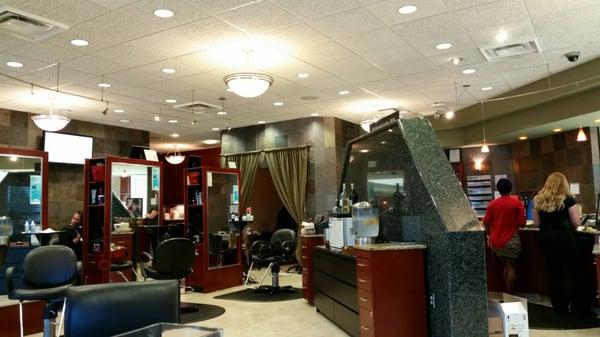 The salon inside lifetime fitness gym