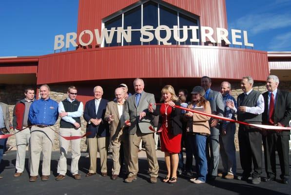 Grand Opening ribbon cutting, Feb 7, 2015