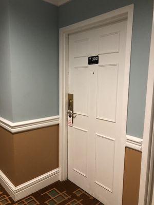 Hallway room door