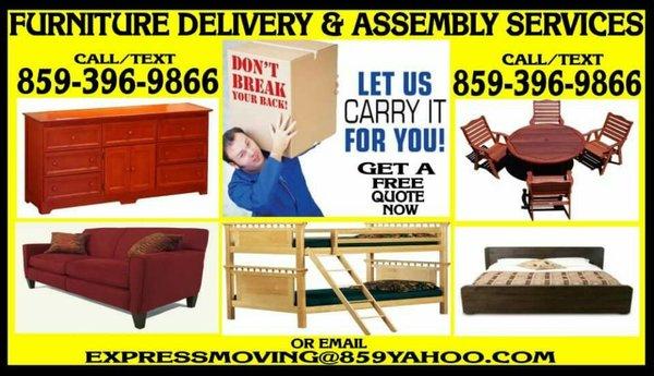 We also offer furniture delivery & assembly services. #Lexington #kentucky #movers. Full Service Movers Lexington KY | local & Long Distance