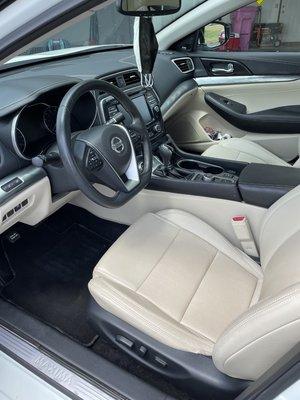 After Pic of Nissan Maxima interior.