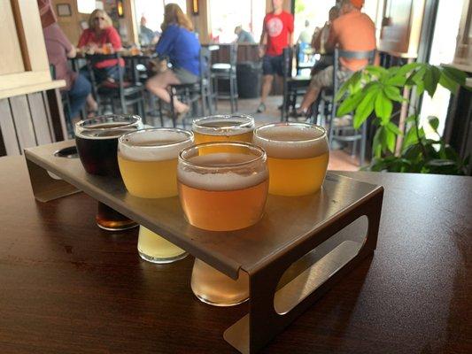 Flight of beers