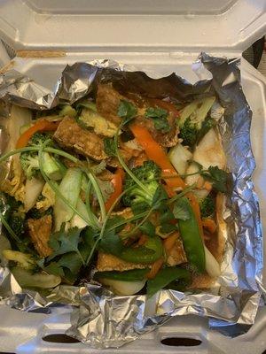 T4. Stir Fried Tofu and Vegetables