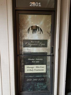 I work inside of Bear Creek Organic Spa, leave a message  on this number n I'll hear it:)