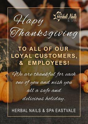 Happy Thanksgiving
WE ARE CLOSED TODAY AND WE WILL BE OPEN TOMORROW NIVEMBER 24, 2023 AT OUR REGULAR TIME