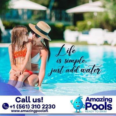 choose Amazing Pools! We have the best professionals and the best services Call us to know .
 (561) 310 2230