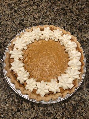 Pumpkin pie. Full size.